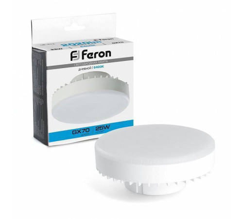Лампа светодиодная Feron LB-474 GX70 25Вт 6400K 38270