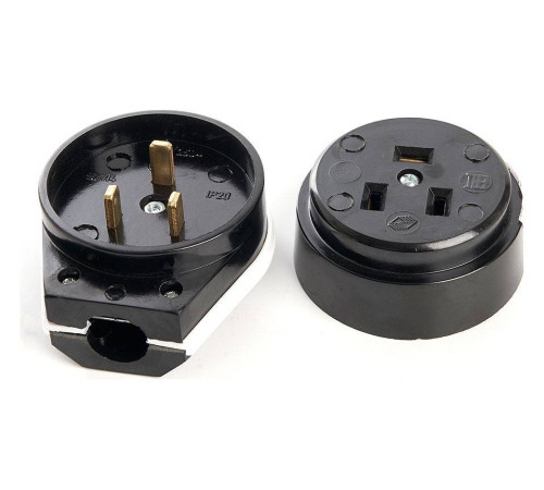 Розетка силовая для электроплиты с вилкой Stekker PPG32-51-20 39017