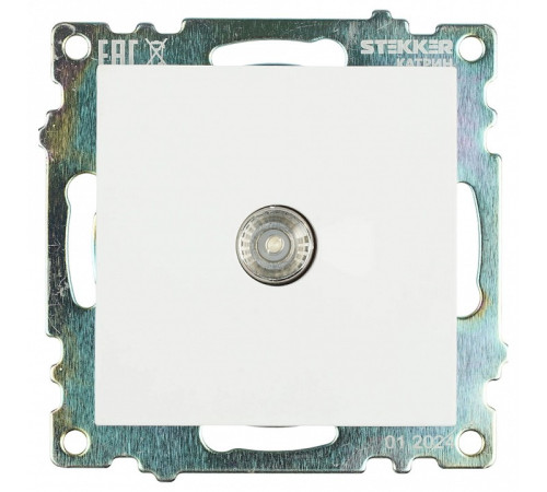 ТВ-розетка без рамки Stekker Катрин 39306