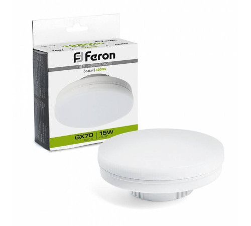 Лампа светодиодная Feron LB-472 GX70 15Вт 4000K 48304