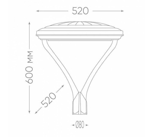 Светильник консольный Feron SP7020 50 Вт 5000 К 48439