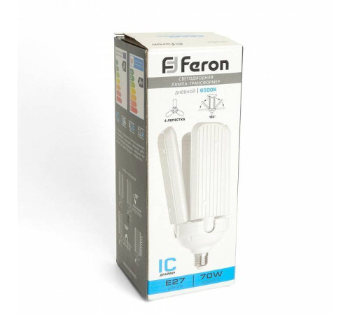 Лампа светодиодная Feron LB-654 E27 70Вт 6500K 48774