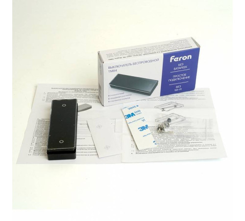 Выключатель беспроводной одноклавишный Feron TM84 SMART 48878