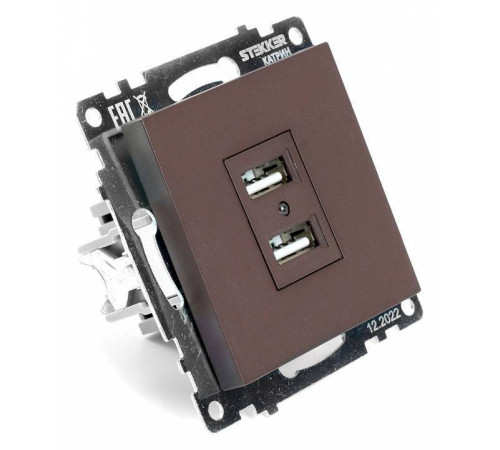Розетка USB, без рамки Stekker Катрин 49027