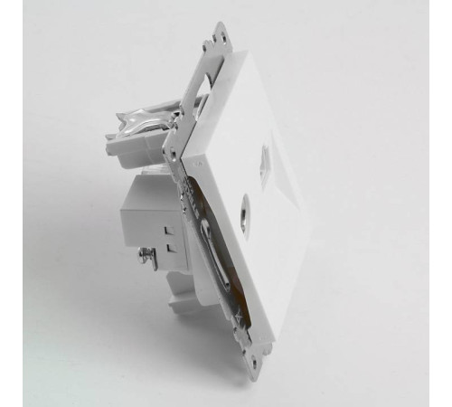 ТВ-розетка и розетка Ethernet RJ-45 без рамки Stekker GLS00-7106-01 49181