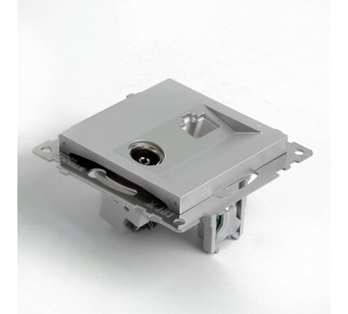 ТВ-розетка и розетка Ethernet RJ-45 без рамки Stekker GLS00-7106-03 49183