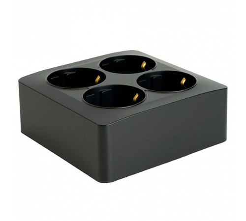 Розетка четверная без заземления Stekker София 49321