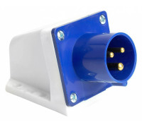 Вилка угловая 2P+PE Stekker ST 49444