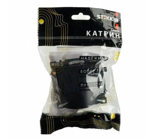 Розетка для вывод кабеля без рамки Stekker Катрин 49466