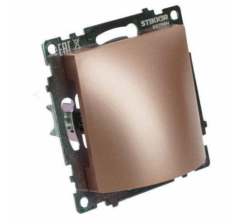 Розетка для вывод кабеля без рамки Stekker Катрин 49467
