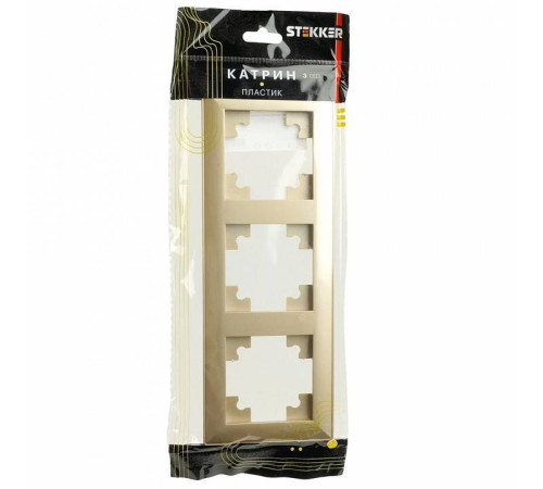 Рамка на 3 поста Stekker PFR00-7003-08 49608