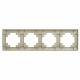Рамка на 4 поста Stekker PFR00-7004-08 49609