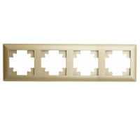 Рамка на 4 поста Stekker PFR00-7004-08 49609