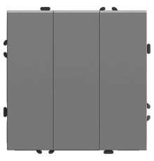 Выключатель трехклавишный без рамки Stekker RSW10-5108-10 49948