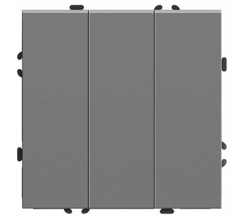 Выключатель трехклавишный без рамки Stekker RSW10-5108-10 49948