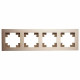Рамка на 4 поста Stekker Катрин 50022