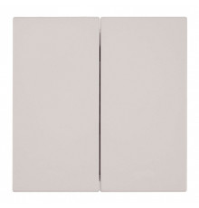 Выключатель двухклавишный без рамки Stekker Мия 50473