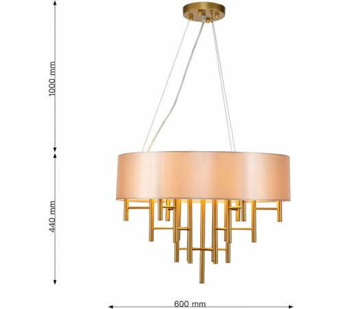 Подвесной светильник Favourite Cosmo 2993-6P