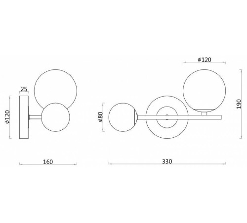 Бра F-Promo Vials 3090-2W