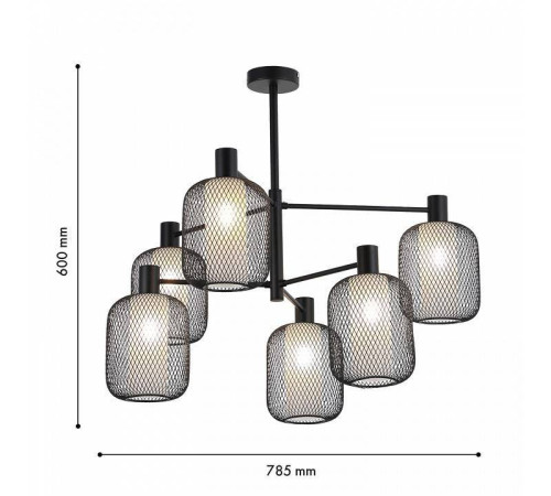 Люстра на штанге F-promo Tokri 4602-6C