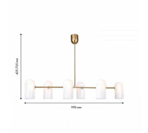 Люстра на штанге F-promo Barfila 4619-6P