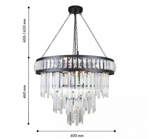 Подвесная люстра Favourite Preston 4731-12P