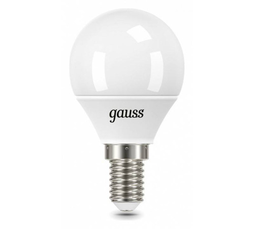 Лампа светодиодная Gauss Шар E14 9.5Вт 6500K 105101310