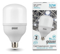 Лампа светодиодная Gauss Elementary LED T100 E27 32Вт 4000K 63223