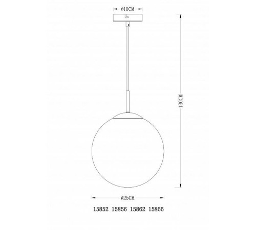 Подвесной светильник Globo Varus 15852