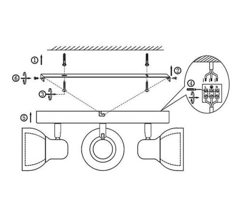 Спот Globo Nashville 56182-3