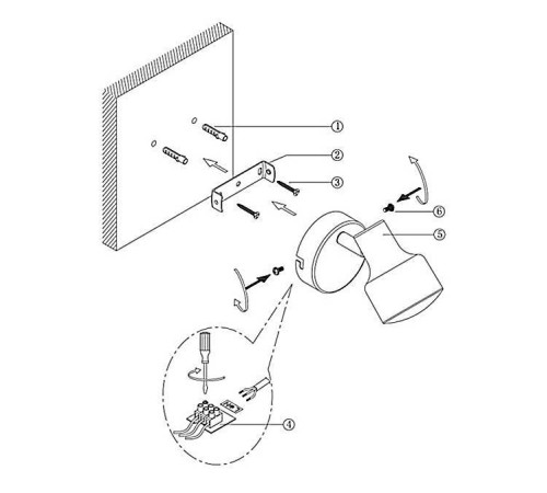 Бра Globo Rois 56213-1