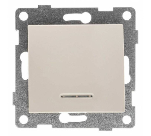 Выключатель сенсорый одноклавишный с подсветкой, без рамки Gusi Electric BRAVO С10В18-003