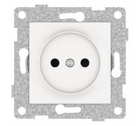 Розетка без заземления и со шторкой, без рамки Gusi Electric UGRA С11Р2-028