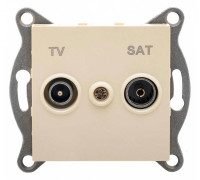 ТВ-розетка и SAT-розетка оконечная без рамки Gusi Electric UGRA С11ТS1-003