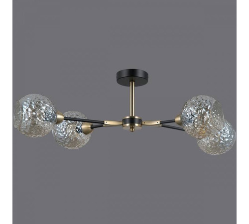 Люстра на штанге ILLUMICO IL0253-4CSQ-79 BK AB