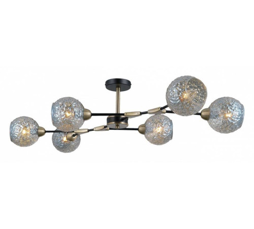 Люстра на штанге ILLUMICO IL0253-6CSQ-79 BK AB