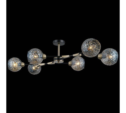 Люстра на штанге ILLUMICO IL0253-6CSQ-79 BK AB