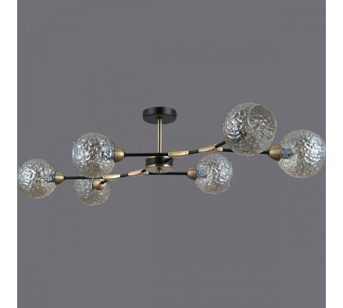 Люстра на штанге ILLUMICO IL0253-6CSQ-79 BK AB