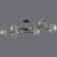 Люстра на штанге ILLUMICO IL0253-6CSQ-79 BK AB