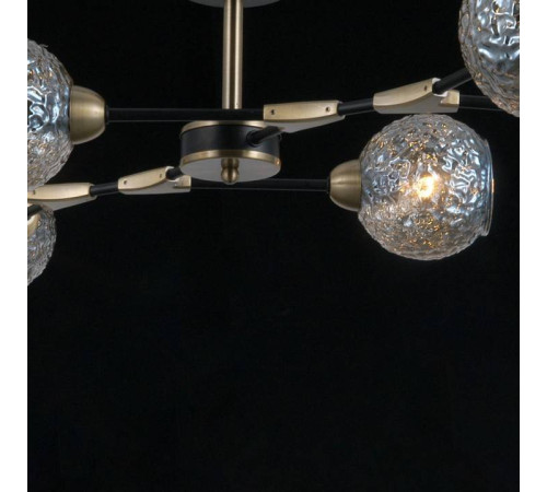 Люстра на штанге ILLUMICO IL0253-6CSQ-79 BK AB