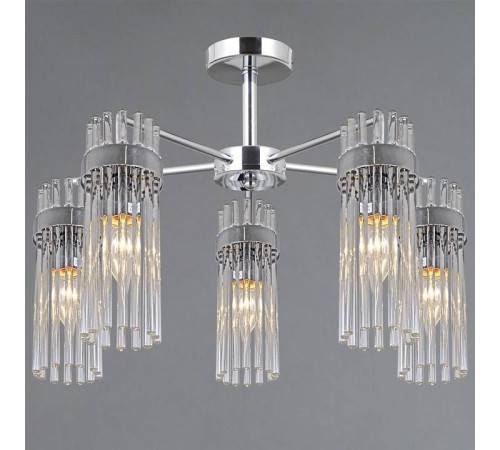 Люстра на штанге ILLUMICO GENOA IL0761-5CSQ-25 CR GENOA