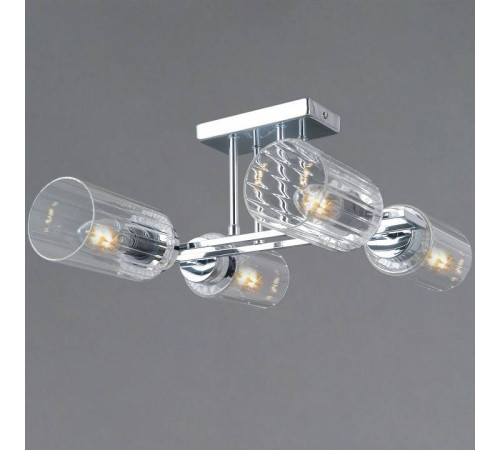 Люстра на штанге ILLUMICO NAPLES IL0780-4CSQ-25 CR NAPLES