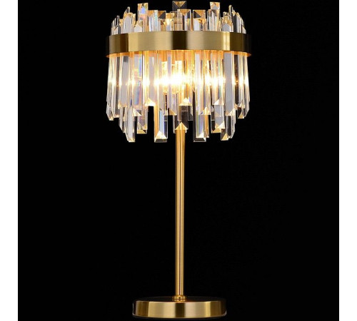 Настольная лампа декоративная ILLUMICO IL5189 IL5189-3TLS-29 BRASS MIRAGE