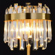 Настольная лампа декоративная ILLUMICO IL5189 IL5189-3TLS-29 BRASS MIRAGE