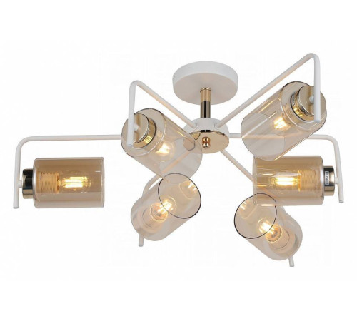 Люстра на штанге ILLUMICO IL8248-6COU-79 WH GD