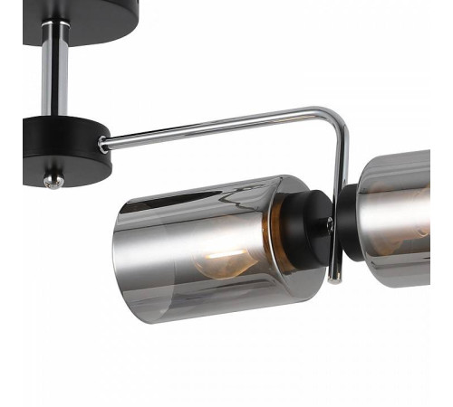 Люстра на штанге ILLUMICO IL8249-4COU-79 BK CR