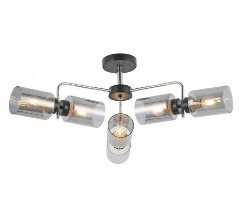Люстра на штанге ILLUMICO IL8249-6COU-79 BK CR