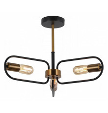 Люстра на штанге ILLUMICO  IL8253-3COU-79 BK GD