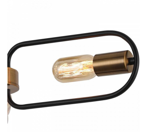 Люстра на штанге ILLUMICO IL8253-3COU-79 BK GD