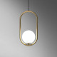 Подвесной светильник ImperiumLoft Matthew Mccormick Hoop Gold Mila Pendant HOOP-B01